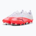 Buty piłkarskie dziecięce Puma Ultra 7 Play FG/AG Jr Ultra Red/Puma Black/Puma White 10
