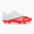 Buty piłkarskie dziecięce Puma Ultra 7 Play FG/AG Jr Ultra Red/Puma Black/Puma White 2