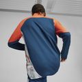 Bluza piłkarska dziecięca PUMA Neymar JR Creativity 1/4 Zip Top ocean tropic/hot heat 6