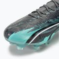 Buty piłkarskie PUMA Ultra Ultimate Rush FG/AG strong gray/puma white/elektro aqua 7