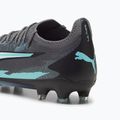 Buty piłkarskie PUMA Ultra Ultimate Rush FG/AG strong gray/puma white/elektro aqua 8