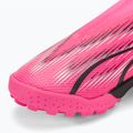 Buty piłkarskie dziecięce PUMA Ultra Match LL TT + Mid Jr poison pink/puma white/puma black 7