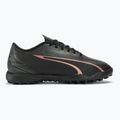 Buty piłkarskie dziecięce PUMA Ultra Play TT Jr puma black/copper rose 2