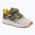 Buty dziecięce KangaROOS KB-Pang EV vapor grey/neon yellow