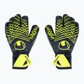 Rękawice bramkarskie uhlsport Prediction Soft Pro black/white/fluo orange