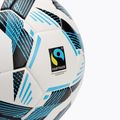 Piłka do piłki nożnej uhlsport Fairtrade Top Training Addglue white/black/fluo blue rozmiar 4 3