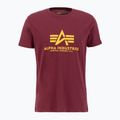 Koszulka męska Alpha Industries Basic burgundy