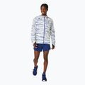 Kurtka do biegania męska ASICS Metarun Shibori Waterproof brich/blue expanse 2