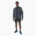 Kurtka do biegania męska ASICS Icon carrier grey/safety yellow 2