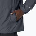 Kurtka do biegania męska ASICS Icon carrier grey/safety yellow 6