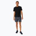 Spodenki do biegania męskie ASICS Icon performance carrier grey/safety yellow 2
