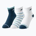 Skarpety YONEX 19236 Quarter 3 pary navy/white/green