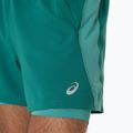 Spodenki do biegania męskie ASICS Road 2N1 5IN rainy lake/light teal 8