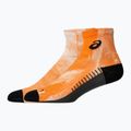 Skarpety ASICS Performance Run Quarter brilliant white/orange glow 2