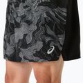 Spodenki do biegania męskie ASICS Fujitrail All Over Print 5IN performance black/carbon/cream 7