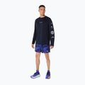 Spodenki do biegania męskie ASICS Fujitrail All Over Print 5IN midnight/cobalt burst/cream 2