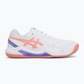 Buty do padla damskie ASICS Gel-Dedicate 8 Padel W white/guava 2
