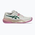 Buty do padla damskie ASICS Gel-Resolution X Padel W soft oat/jewel green 8