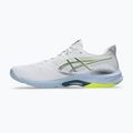 Buty męskie ASICS Netburner Ballistic FF 4 white/raw indigo 10