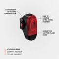 Lampka rowerowa tylna Lezyne KTV Drive+ black 5