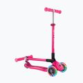 Hulajnoga trójkołowa dziecięca Globber Primo Foldable Lights fuchsia 5