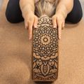 Obręcz do jogi Myga Mandala brązowy 7