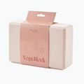 Kostka do jogi Myga Foam Block beżowy 3