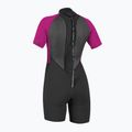Pianka do pływania damska O'Neill Reactor-2 2 mm Back Zip Spring black/berry 2