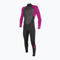 Pianka do pływania dziecięca O'Neill Youth Reactor-2 3/2 mm Back Zip Full black/berry