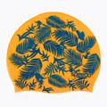Czepek pływacki dziecięcy Speedo Slogan Print orange/blue