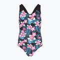 Strój pływacki jednoczęściowy dziecięcy Speedo Allover Splashback blue/pink