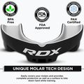 Ochraniacz na szczękę dla dzieci RDX Mouth Junior black/white 3