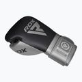 Rękawice bokserskie RDX L2 Mark Pro Sparring Boxing Hook & Loop silver 3