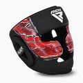 Kask bokserski RDX New Aura F17 Head black/red 2