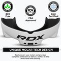 Ochraniacz na szczękę dla dzieci RDX Mouth Junior white/black 3