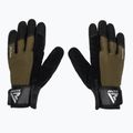 Rękawiczki treningowe RDX W1F Full Finger army green 2