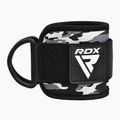 Paski z hakami na kostkę RDX A4 Ankle Straps For Gym Cable Machine grey 2