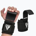Paski do podnoszenia ciężarów z hakami RDX Gym Hook Plus black 6