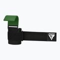 Paski do podnoszenia ciężarów z hakami RDX W5 Weight Lifting Hook Strap army green 4