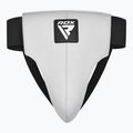 Ochraniacz krocza męski RDX R1 Martial Arts Groin Guard white/black