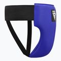 Ochraniacz krocza męski RDX R1 Martial Arts Groin Guard blue/black 3