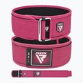 Pas do podnoszenia ciężarów RDX RX1 Weight Lifting Strap pink 5