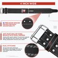 Pas do podnoszenia ciężarów RDX RD1 Weight Lifiting Power white 6