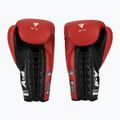 Rękawice bokserskie RDX Apex Lace Up Training Sparring Boxing red 3