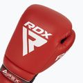Rękawice bokserskie RDX Apex Lace Up Training Sparring Boxing red 5