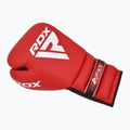 Rękawice bokserskie RDX Apex Lace Up Training Sparring Boxing red 2