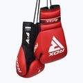 Rękawice bokserskie RDX Apex Lace Up Training Sparring Boxing red 4