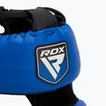 Kask bokserski RDX Apex Boxing Head Gear With Nose Protection Bar blue 4