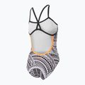 Strój pływacki jednoczęściowy damski ZONE3 Kona Speed Strap Back tribal print/black/ white/orange 5
