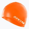 Czepek pływacki ZONE3 Silicone Swim hi-vis orange 2
